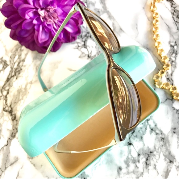 🆕NEW▪️TIFFANY & CO. Heart Aviator Gold - Blue - Picture 3 of 8